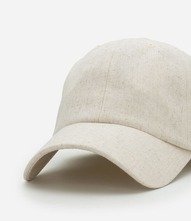 Gorra Aba Curva en Lino y Viscosa 4