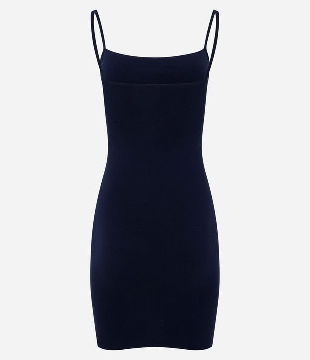 Vestido Corto en Algodón con Breteles Finos 6