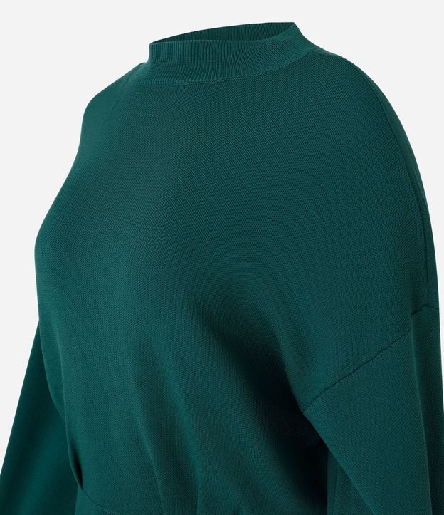 Blusa en Punto con Sisa Deslocada y Pliegues en la Bajo 7