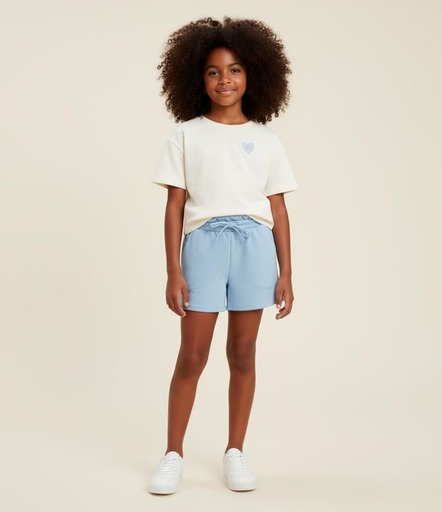 Short Clochard Infantil en Algodón con Bolsillo - Talle 5 a 14 años 1