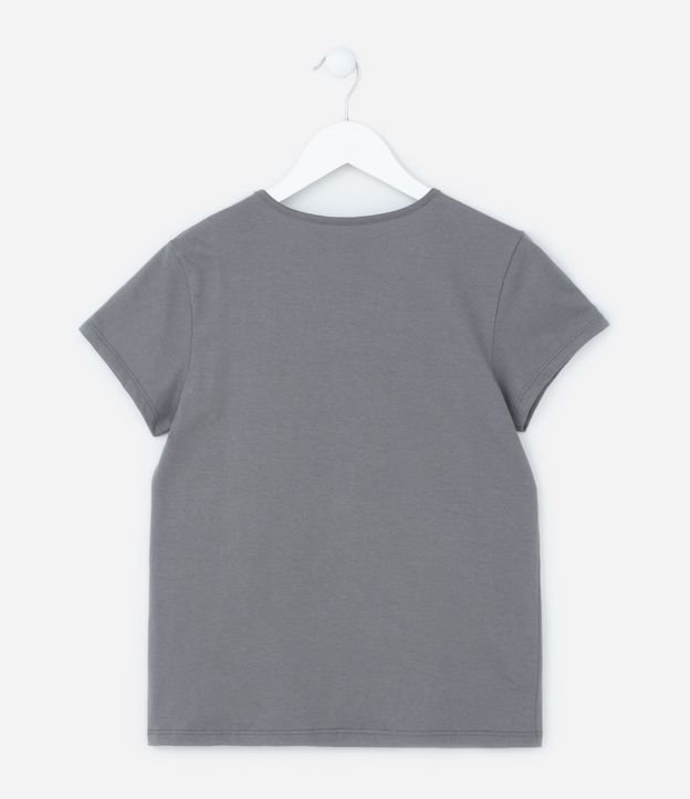 Remera Infantil con Estampa Osita Fashion - Tam  5 a 14 años 3