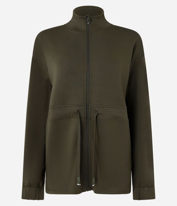 Campera Parka Deportiva en Modal con Cuello Alto 5