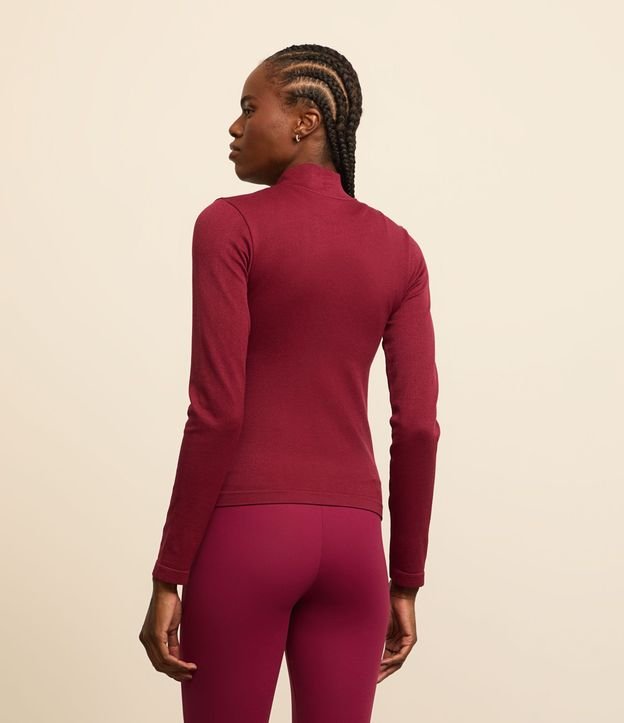 Campera Deportiva Seamless con Cuello Alto
