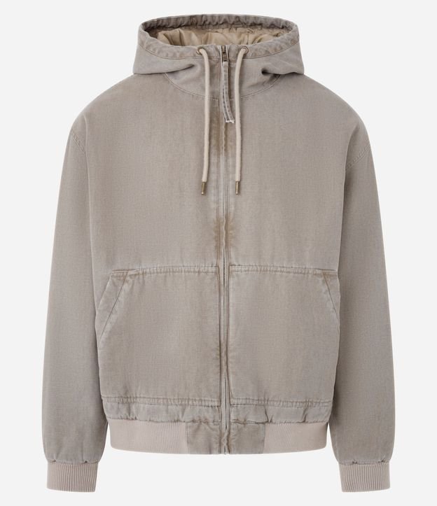 Campera Trucker en Sarga con Efecto Lavado 5