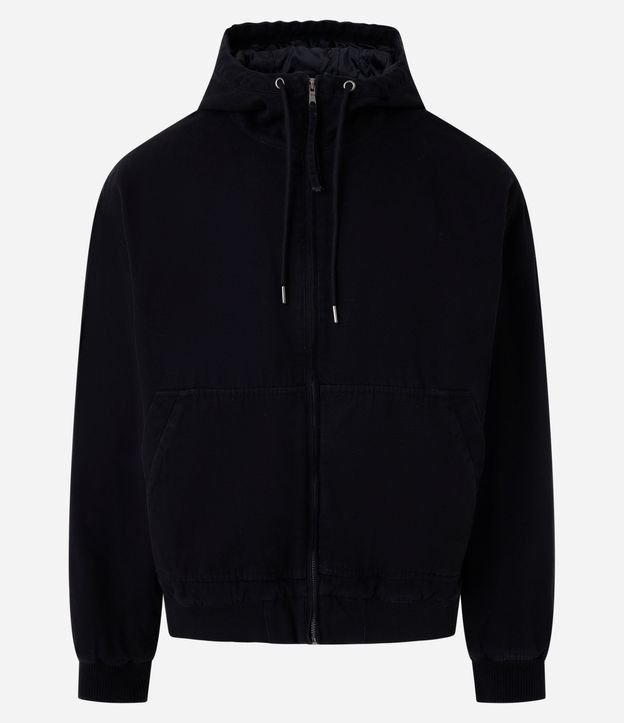 Campera Trucker en Sarga con Efecto Lavado 5