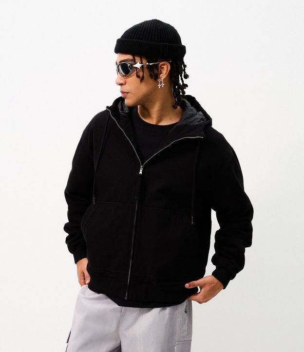 Campera Trucker en Sarga con Efecto Lavado