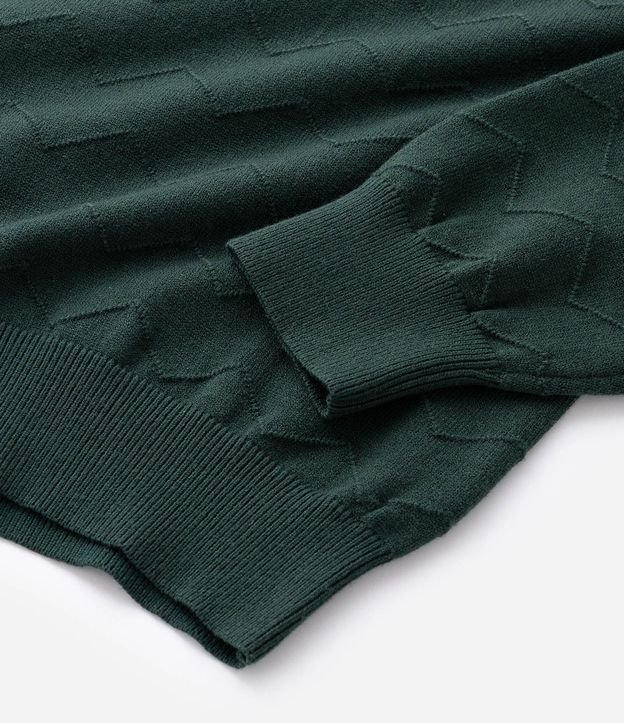 Suéter de Punto con Textura Zigzag 9