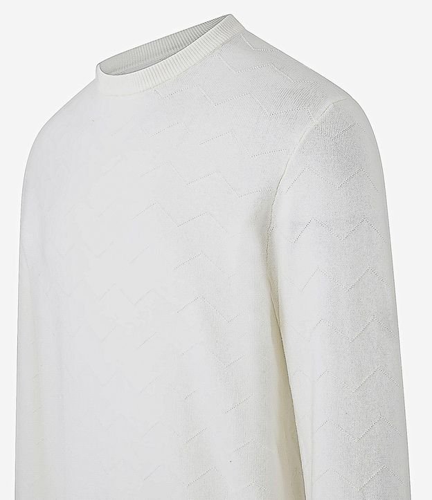 Suéter de Punto con Textura Zigzag 5