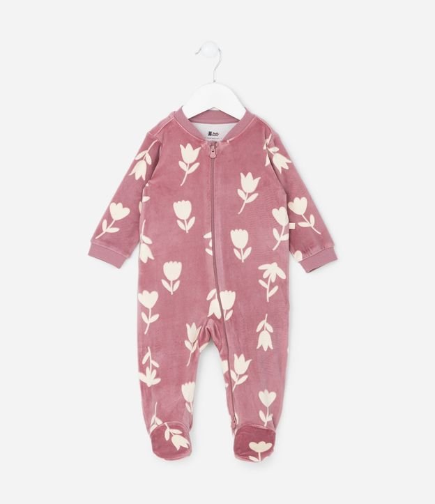 Mono Infantil con Estampado Tulipa Fullprint – Talle RN a 24 Meses 2