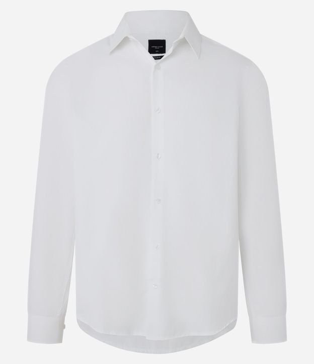 Camisa Regular con Textura Acanalada 6