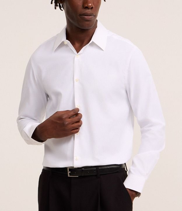 Camisa Regular con Textura Acanalada 4