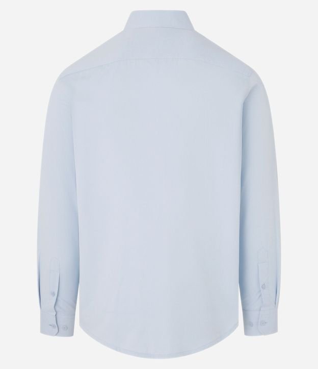 Camisa Regular con Textura Acanalada 5
