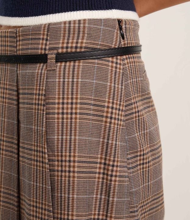 Short Pollera en Sastrería de Cuadros y Plisada 4