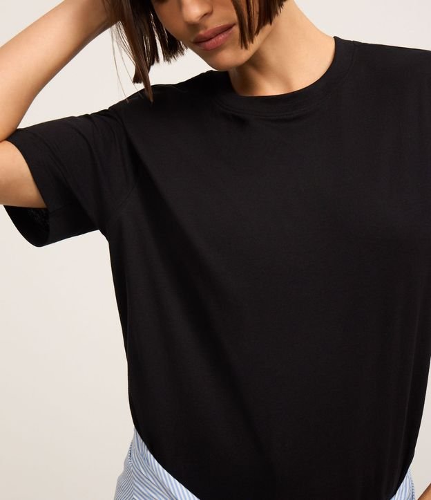 Blusa en Algodón con Cuello redondo 4