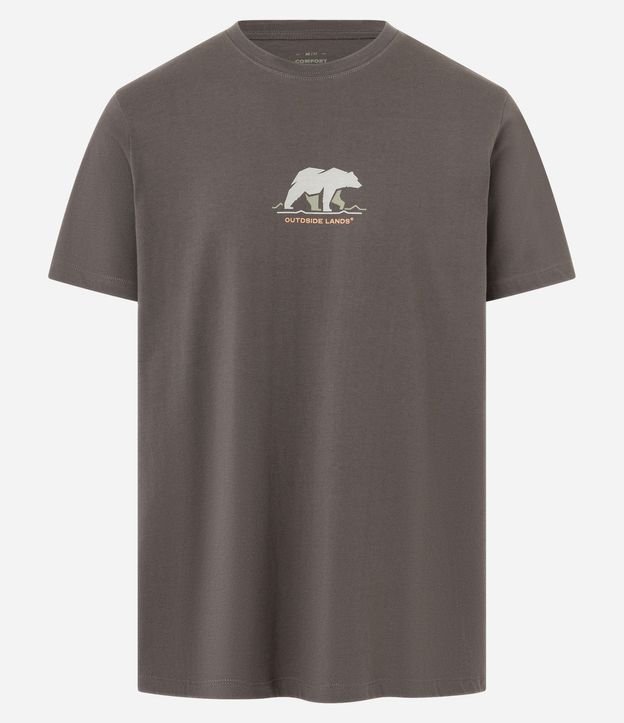Remera Comfort en Algodón con Estampa de Oso 4