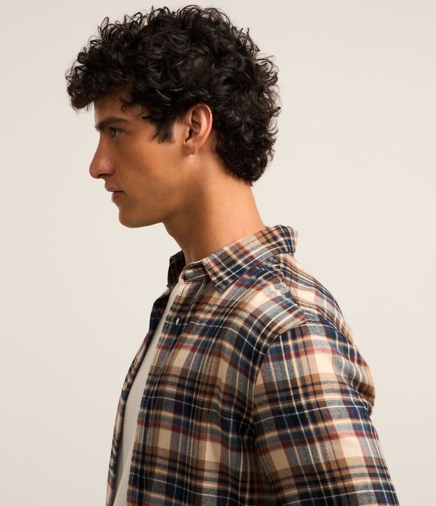 Camisa Masculina de Flanela a Cuadros 3
