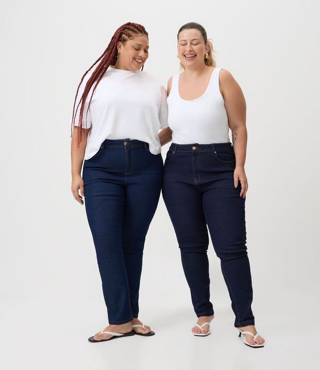 Pantalón Skinny en Jeans con Elastano Curve & Plus Size 1