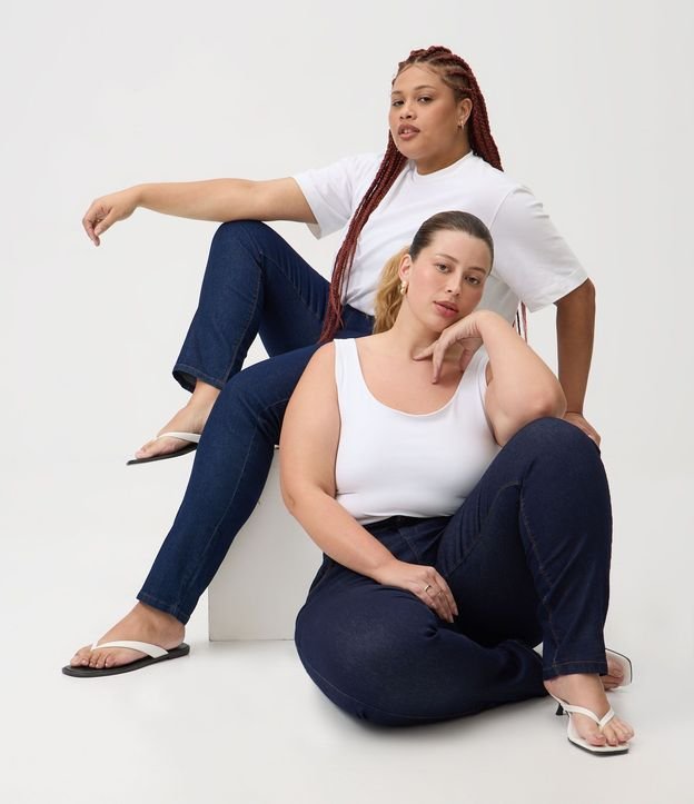 Pantalón Skinny en Jeans con Elastano Curve & Plus Size 6