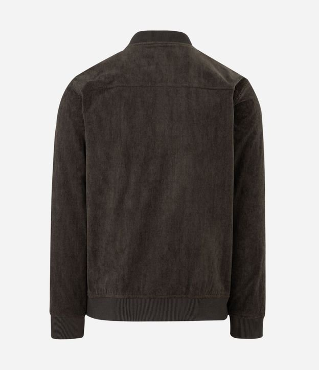 Campera Bomber en Terciopelo con Botones Forrados 6