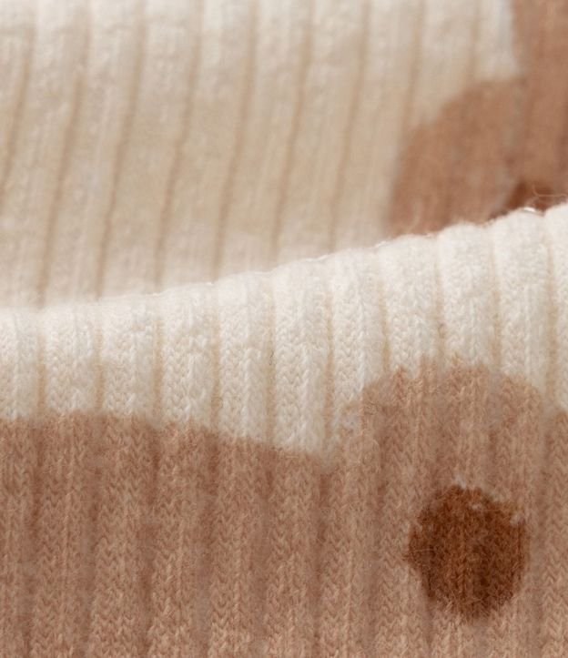 Pantalón Legging Infantil Acanalada con Estampa Osos - Talle 1 a 6 años 3