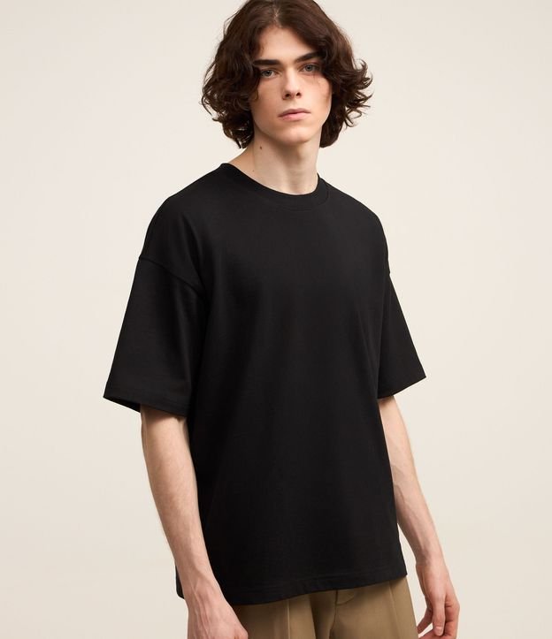 Remera Básica Overboxy en Algodón