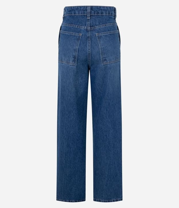 Pantalón Recto Comfort en Jeans con Cintura Alta 6