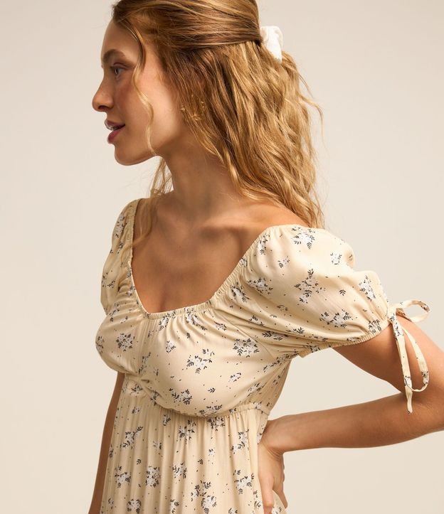 Vestido New Midi en Tricolina con Estampa Floral Liberty 5
