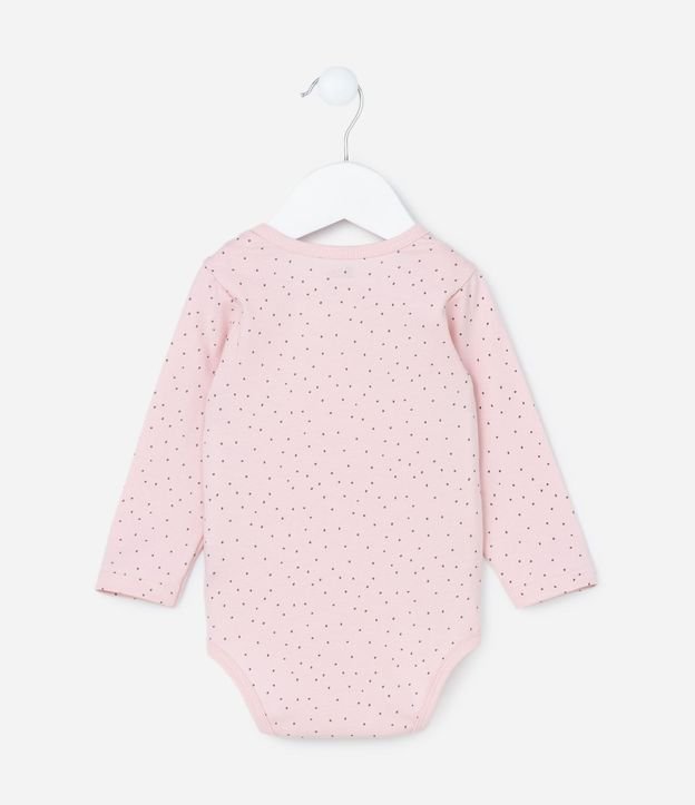 Body Infantil con Estampa de Lunares y Animalitos - Talle RN a 18 meses 3