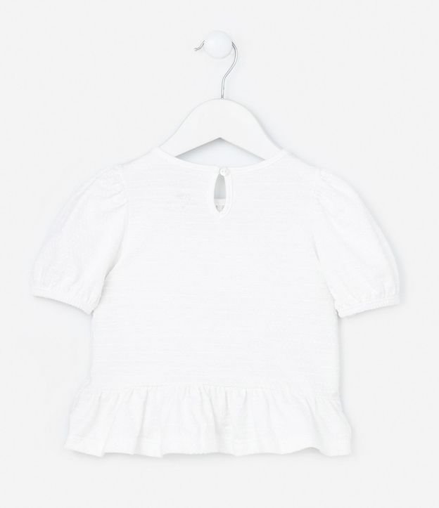 Blusa Infantil Texturizada con Lacitos Contrastantes - Talle 1 a 6 años 4