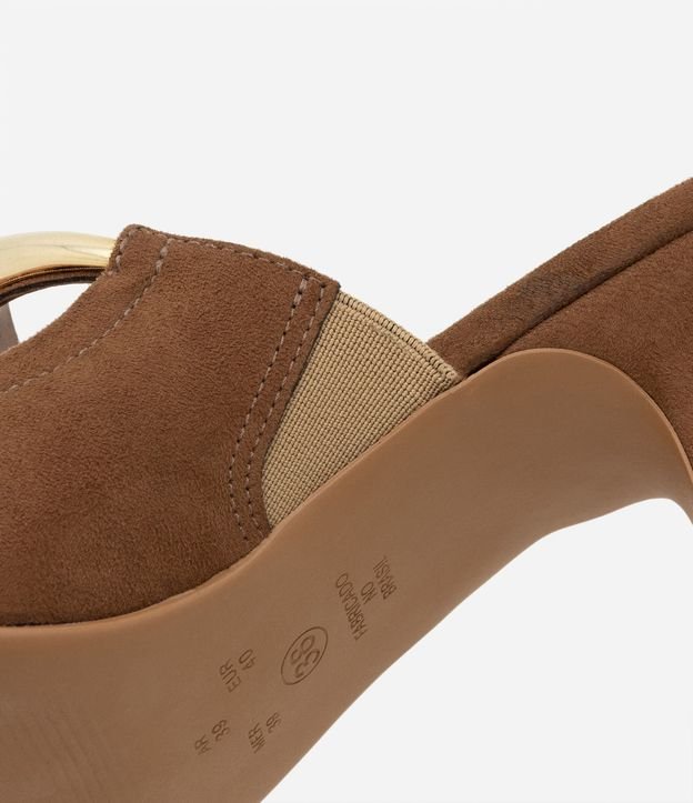 Zapato Tacones en PU Mule con Enfeite Bold 6