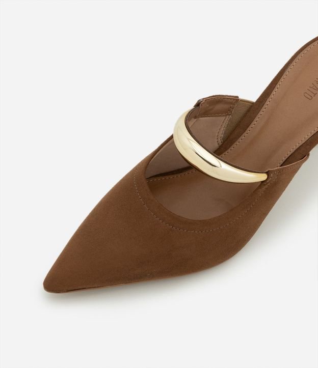 Zapato Tacones en PU Mule con Enfeite Bold 8