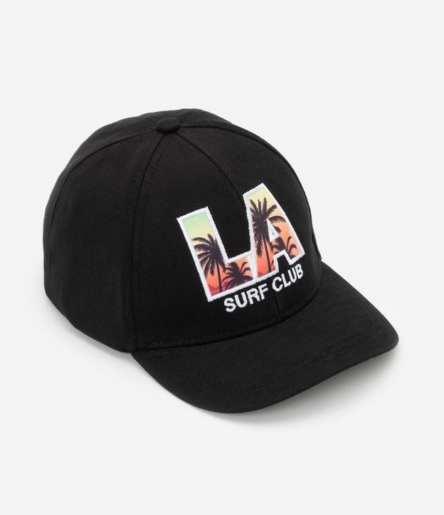 Gorra Infantil Ala Recta con Bordado LA Surf - Talle U