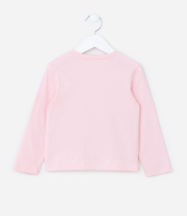 Blusa Infantil con Estampa Poodle y Corazones - Talle 1 a 6 años 2