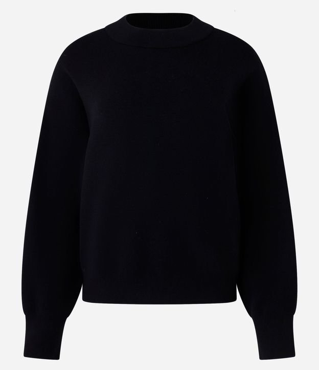 Buzo Suéter en Tricot con Puño Ajustado 5