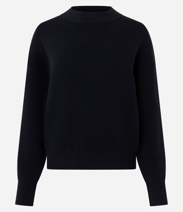 Buzo Suéter en Tricot con Puño Ajustado 6