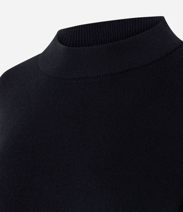 Buzo Suéter en Tricot con Puño Ajustado 8