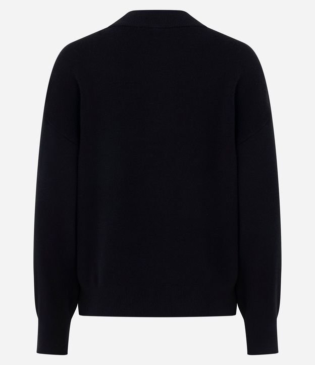 Buzo Suéter en Tricot con Puño Ajustado 9