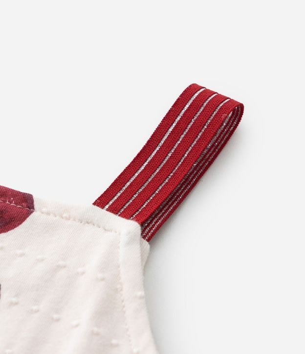 Vestido Infantil en Algodón con Estampado de Cerezas - Talle 1 a 6 años 4