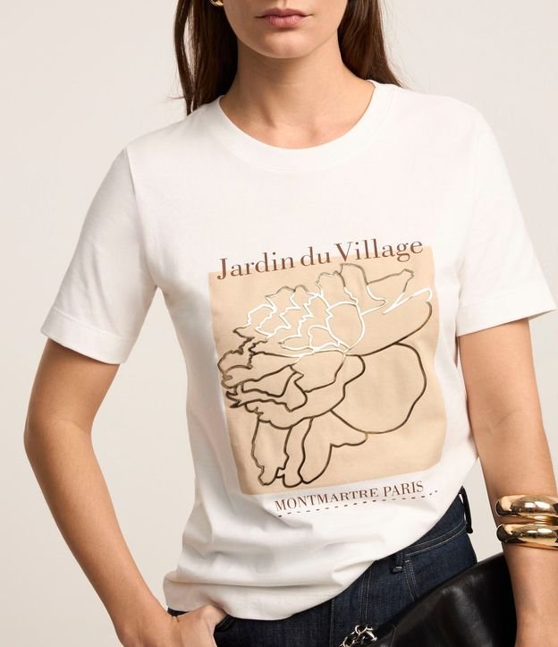 Remera Manga corta Estampa Jardin Du Village