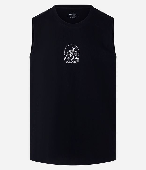 Musculosa Comfort en Algodón con Estampa de Oso 4
