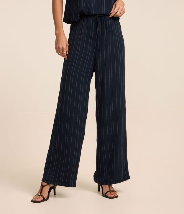 Pantalón Pantalona Rayada con Efecto Airflow 3
