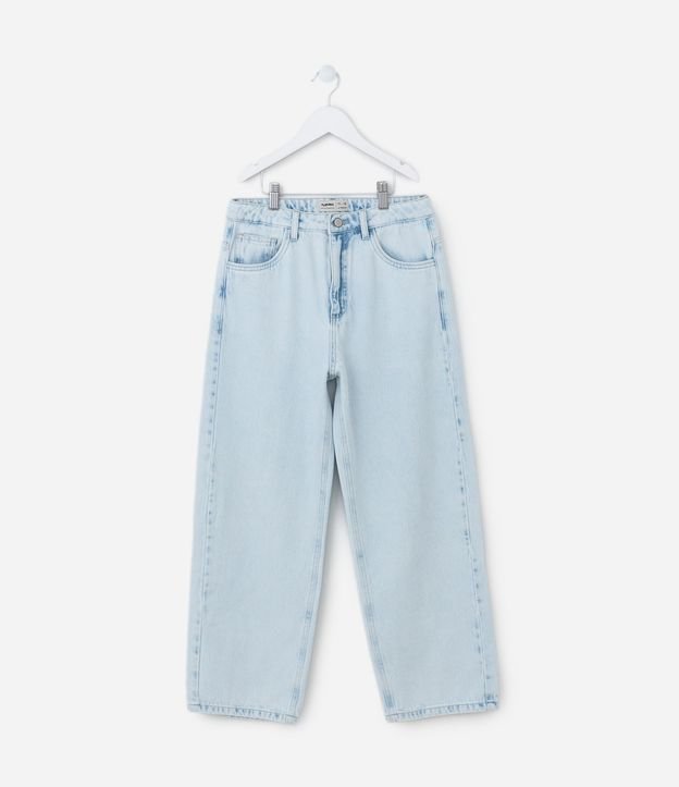 Pantalón Baggy Infantil en Jeans - Talle 5 a 14 años