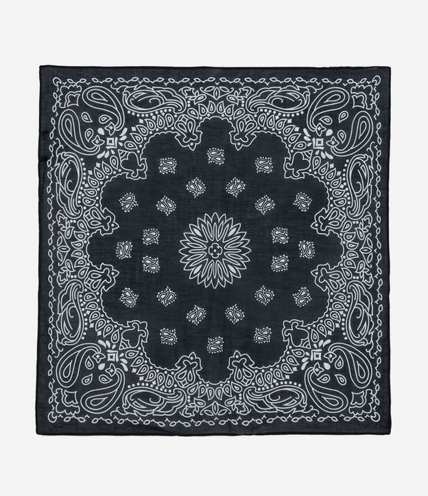 Pañuelo Bandana en Franela con Estampa Paisley