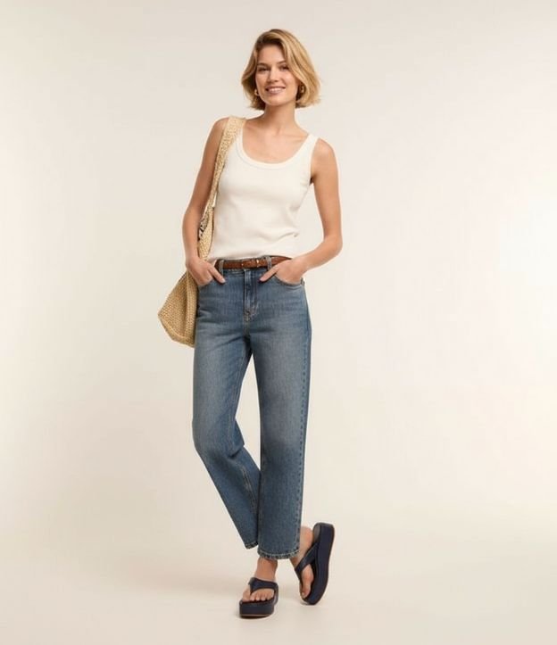 Blusa Musculosa en Rib 4