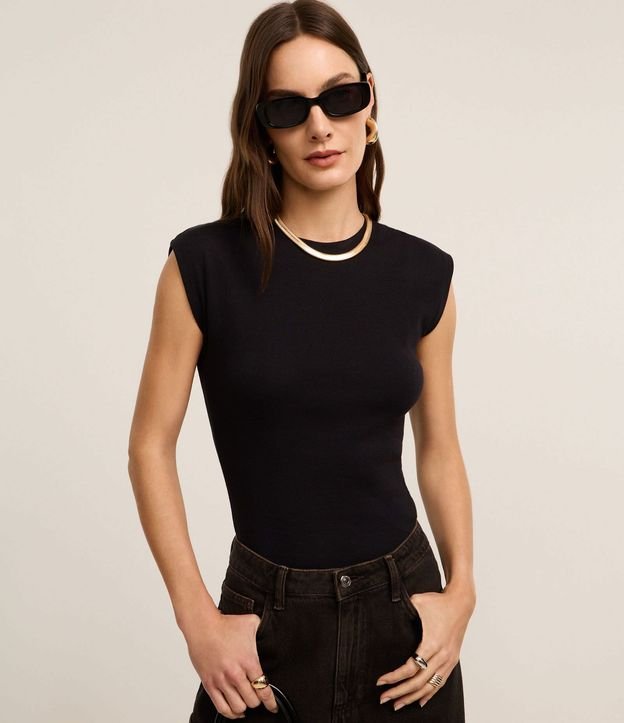Blusa en Rib Sin Sisa 1