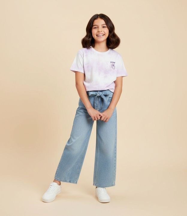 Remera Infantil con Estampa Tie Dye y Angel - Talle 5 a 14 años 1