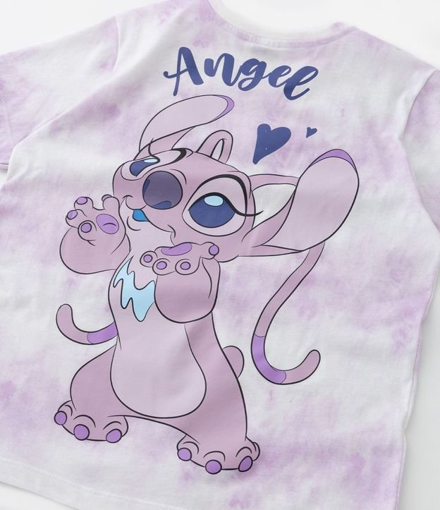 Remera Infantil con Estampa Tie Dye y Angel - Talle 5 a 14 años 4