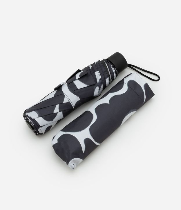 Sombrilla con Estampa Floral Bicolor 3