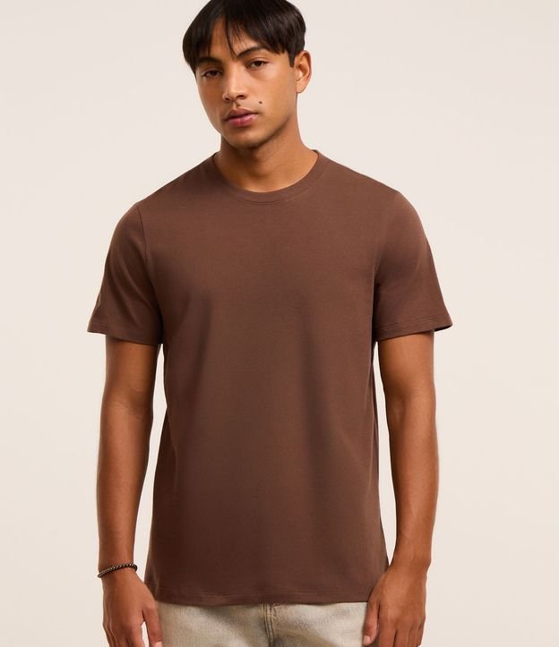 Remera Regular Básica en Algodón 2