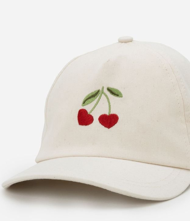Gorra Infantil Ala Curva con Bordado Cerezas - Talle U 9